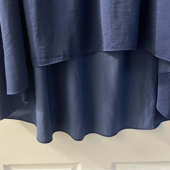 Chicos navy skirt- size 1. Front length is higher than back length. EUC. - Picture 6 of 6